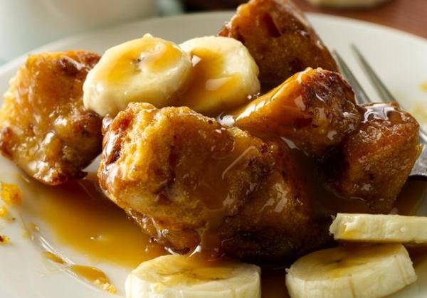 Served with our warm caramel topping.