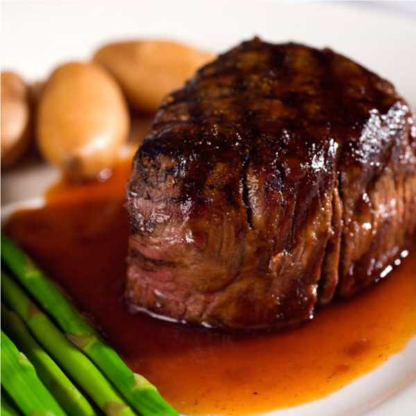 Choice cut filet steaks, pan seared & served medium rare in our homemade rosemary demi-glace.